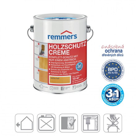 Lazurovací krém 3v1 (Holzschutz-Creme)