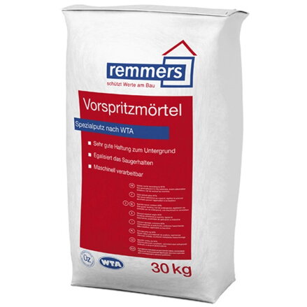 Remmers SP Prep / Vorspritzmörtel - sanační omítkový podhoz dle WTA